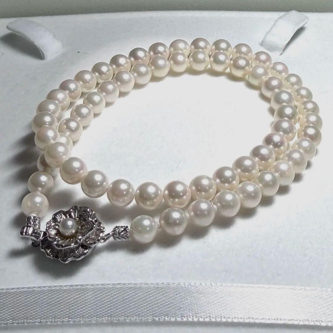 (Second-hand) Akoya Pearl Necklace: Akoya pearl necklace, total length approximately 43cm Pearls: approximately 6.5-7.0mm