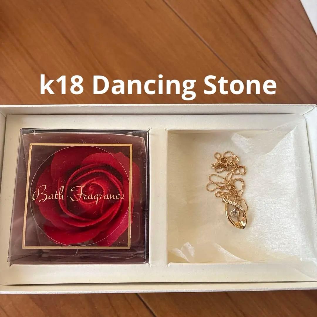 (Second-hand) Dancing Stone K18 Diamond Necklace Dancing Stone: Dancing Jewel K18 Diamond Necklace.