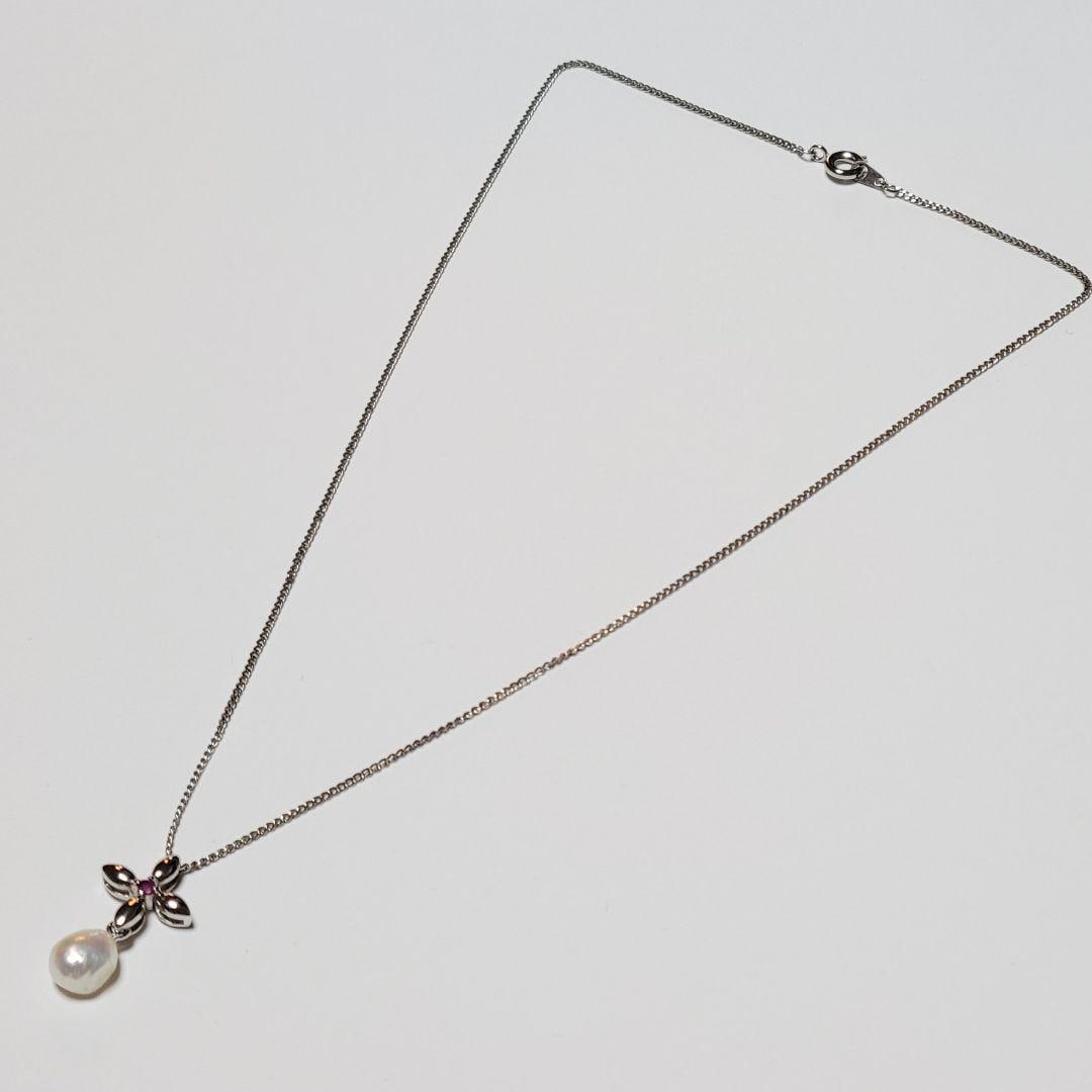 (Second-hand) Natural Ruby Pearl Necklace - 2