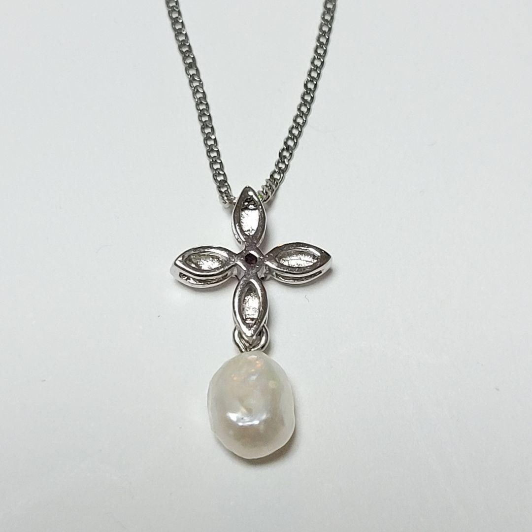 (Second-hand) Natural Ruby Pearl Necklace - 6