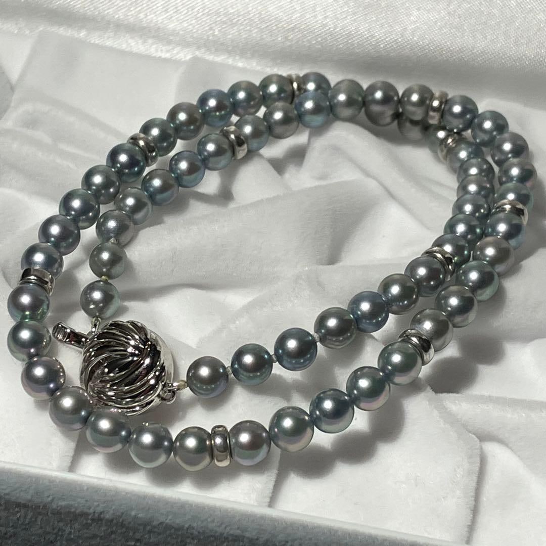 (Second-hand) Pearl Necklace: Pearl necklace, pearl size: approximately 5.5 mm to 5.9 mm Weight: approximately 20.9 grams Total length: approximately 40 cm