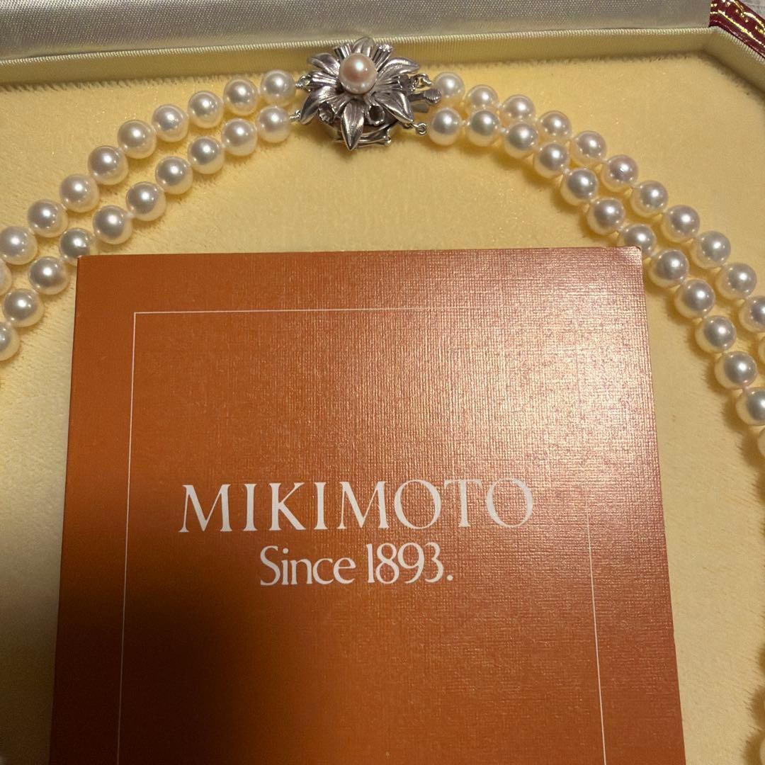 (Second-hand) Mikimoto Akoya Double Strand Necklace - 6