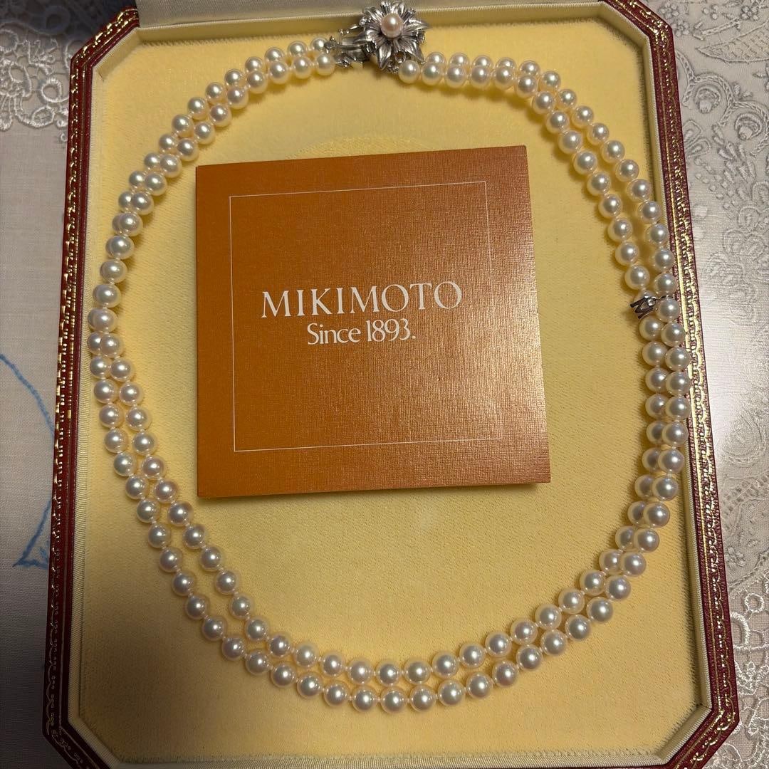 (Second-hand) Mikimoto Akoya Double Strand Necklace - 7