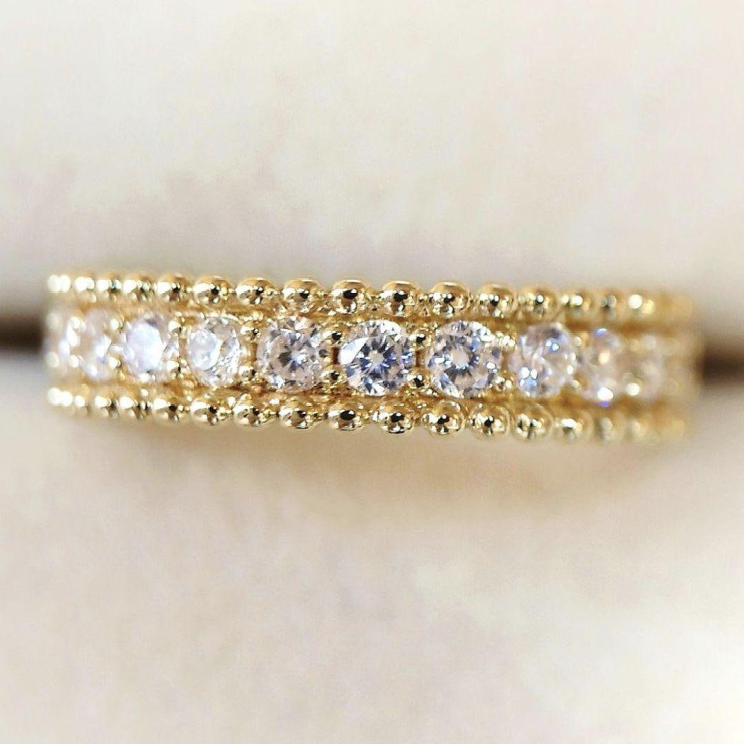 (Second-hand) Luxury Sona Diamond Eternal Ring Gold Limited Edition: Luxury Sona Diamond Eternal Ring Gold Limited Edition Size Size 11, ring width 4 millimeters