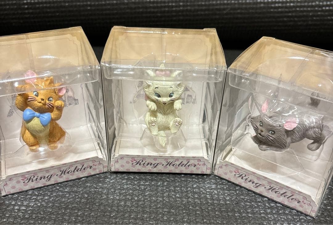 (Second-hand) Disney Store "The Aristocats" ring set (3 pieces): Disney Store "The Aristocats" Ring Set (3 pieces)