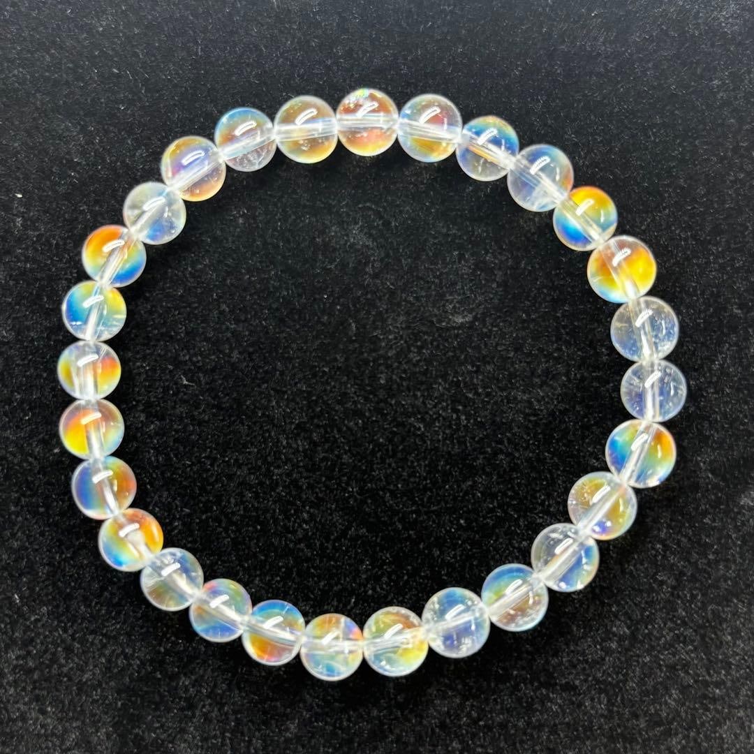 (Second-hand) Moonstone bracelet 6-7mm: Moonstone bracelet, Dimensions: Bead diameter approximately 6-7 millimeters Inner circumference: 15.5 centimeters (non-adjustable) Condition: High quality (comes with authenticity certificate)