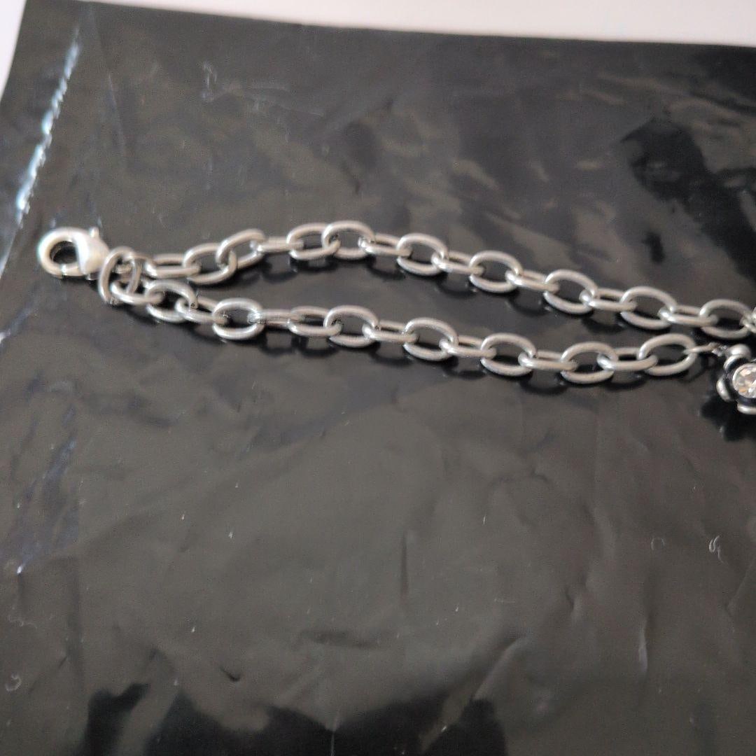 (Second-hand) Floral Pattern Silver Necklace - 7