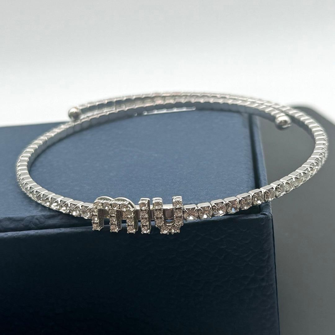 (Second-hand) Crystal necklace, set with water diamonds: Crystal necklace, set with cubic zirconia