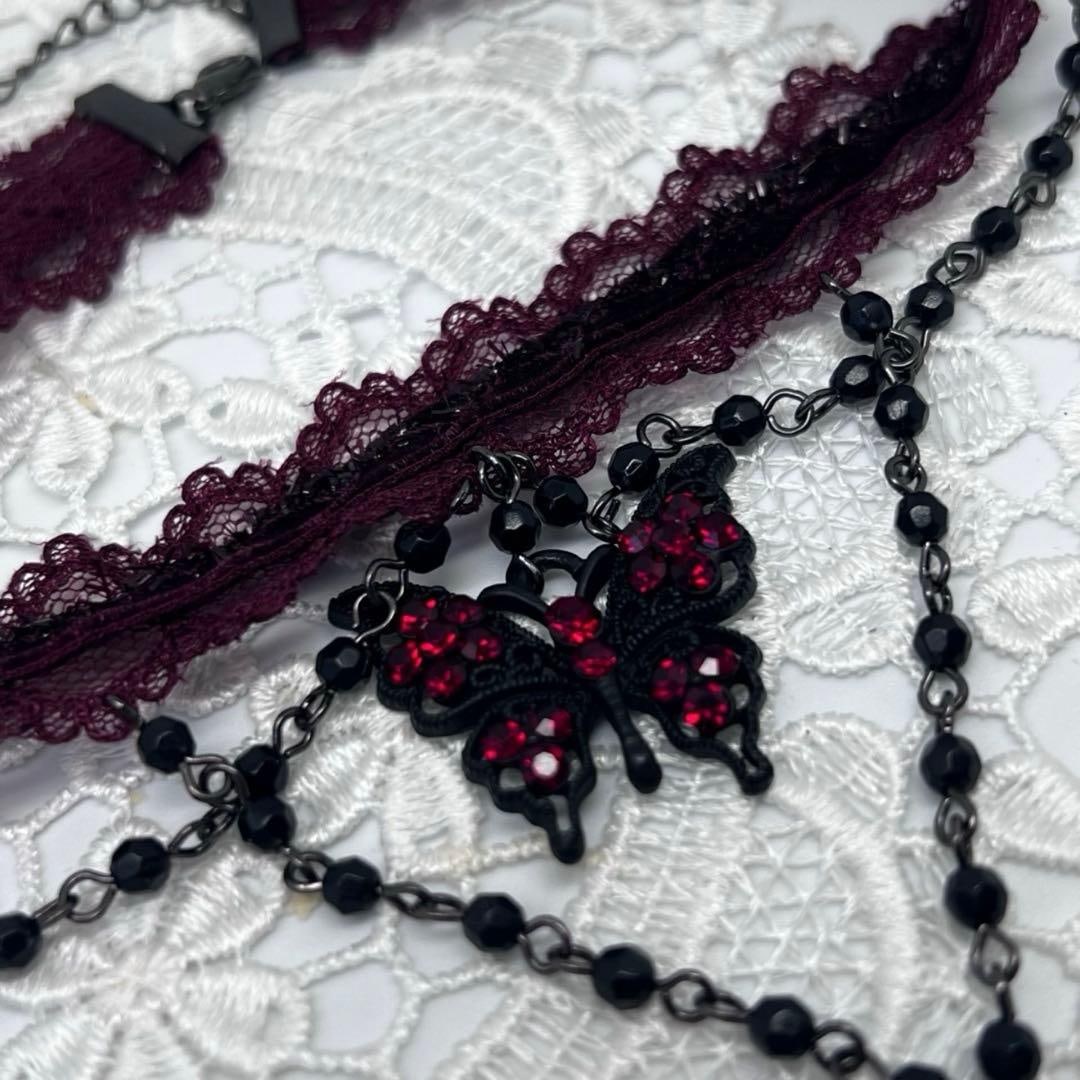 (Second-hand) Gothic Butterfly Necklace - 3