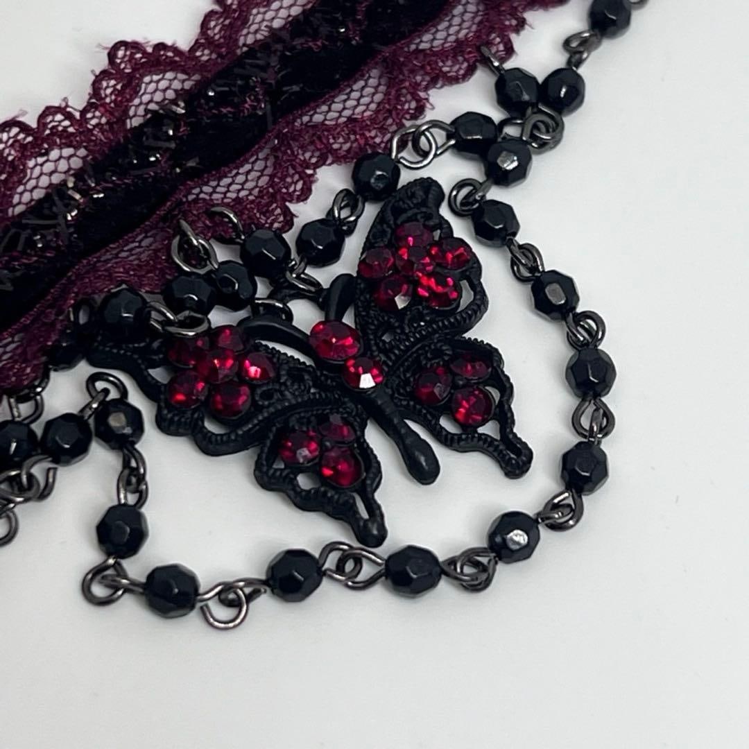 (Second-hand) Gothic Butterfly Necklace - 6