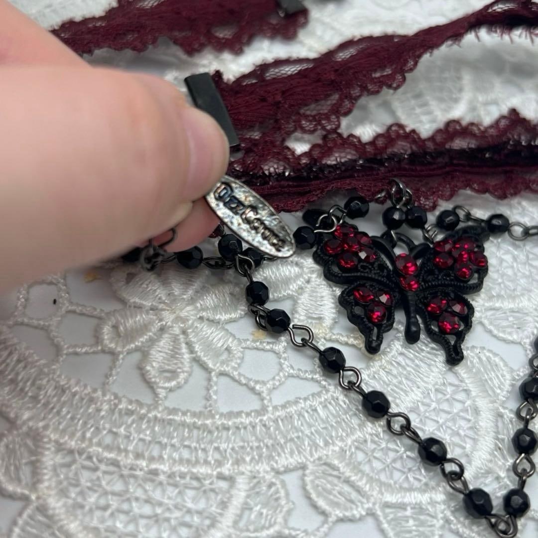 (Second-hand) Gothic Butterfly Necklace - 9