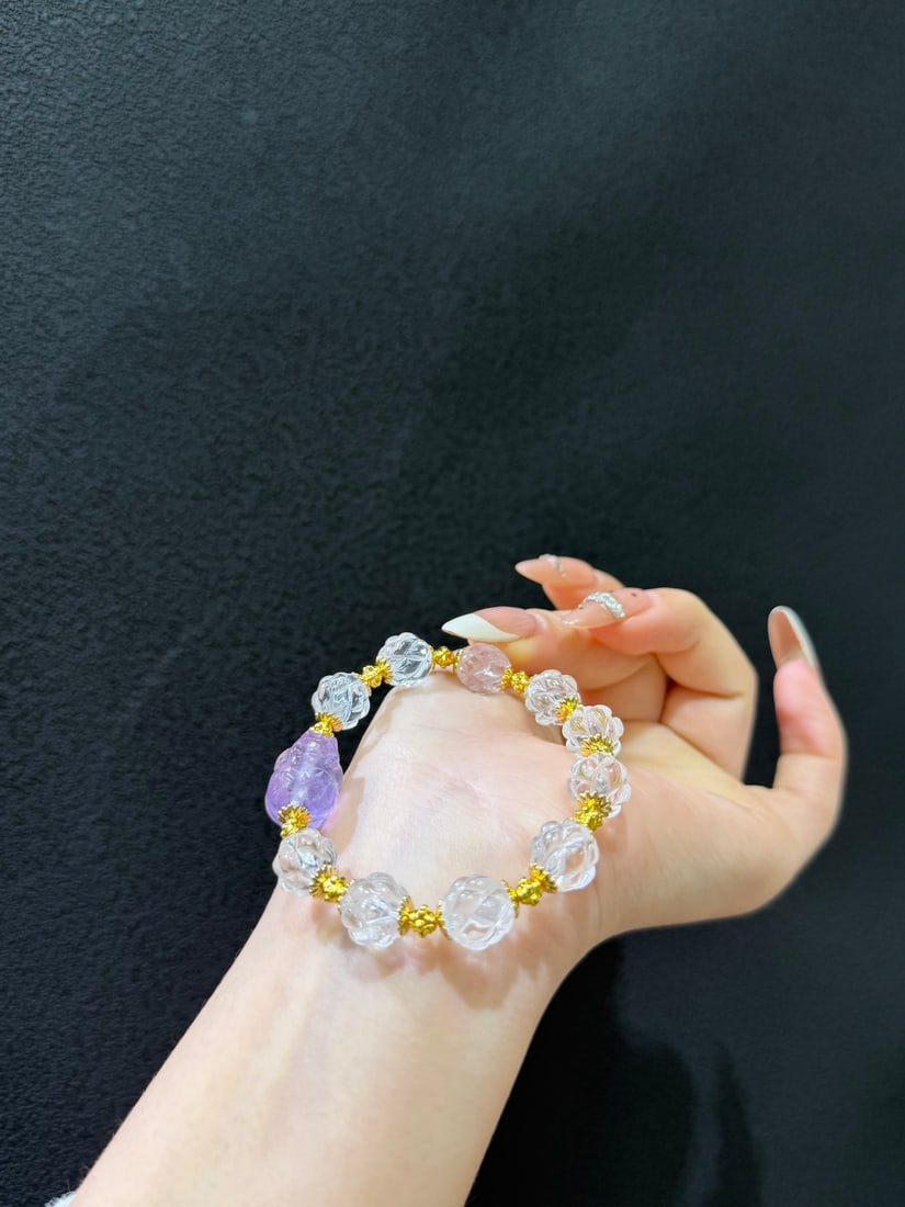 Crystal Amethyst Bracelet - 4