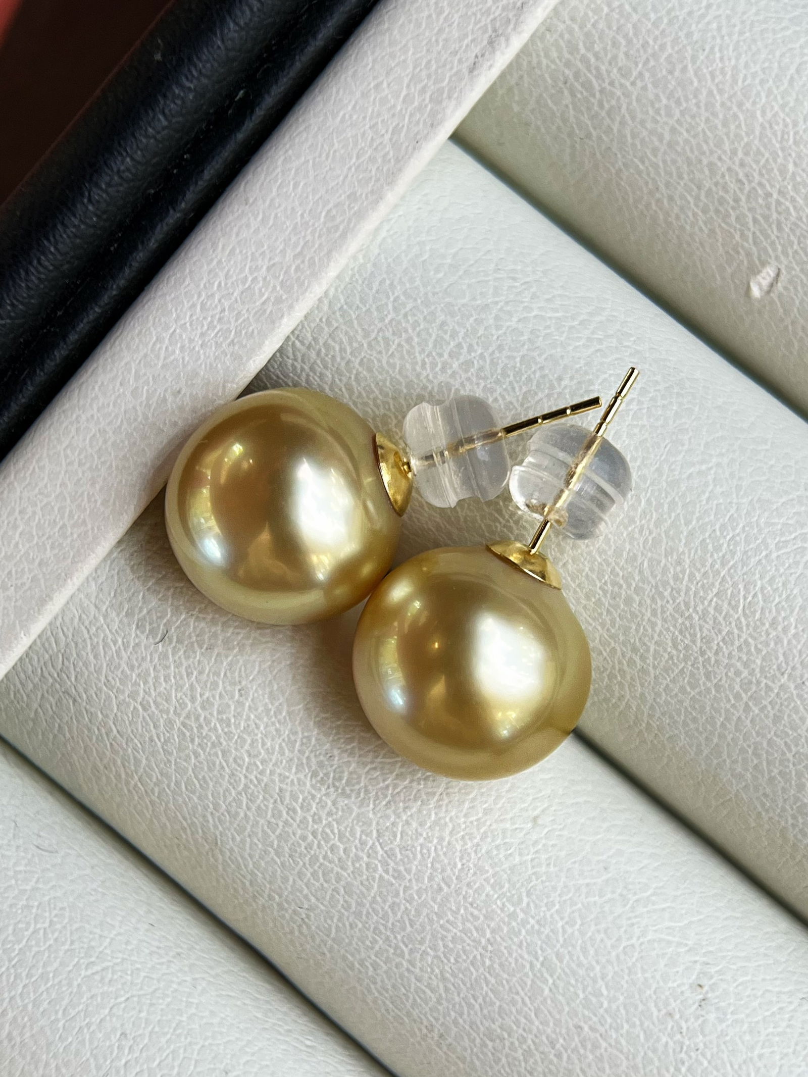 Gold Bead Earrings - 3