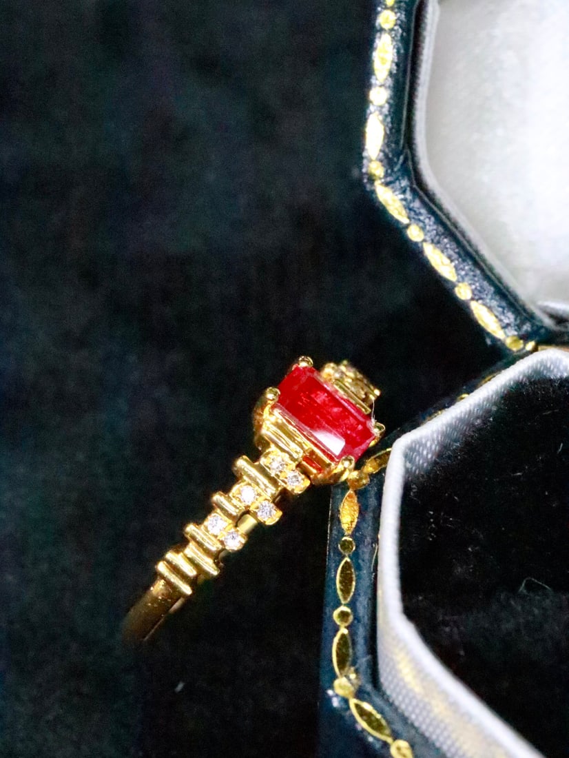 18K Gold Ruby Ring - 3