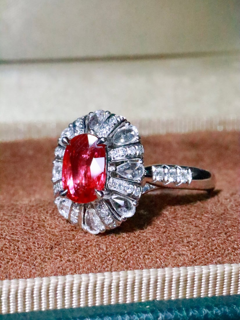 PT950 Platinum Ruby Ring - 2