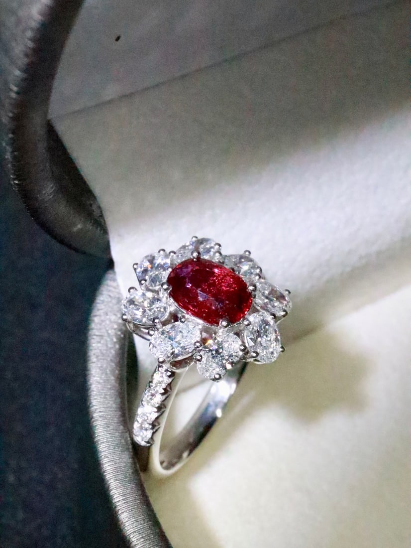 PT950 Platinum Ruby Ring - 2