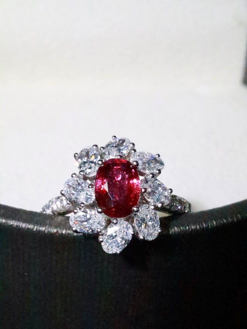 PT950 Platinum Ruby Ring - 4