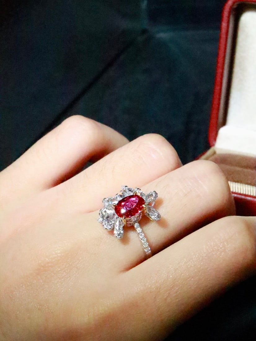 18K Gold Ruby Ring - 6