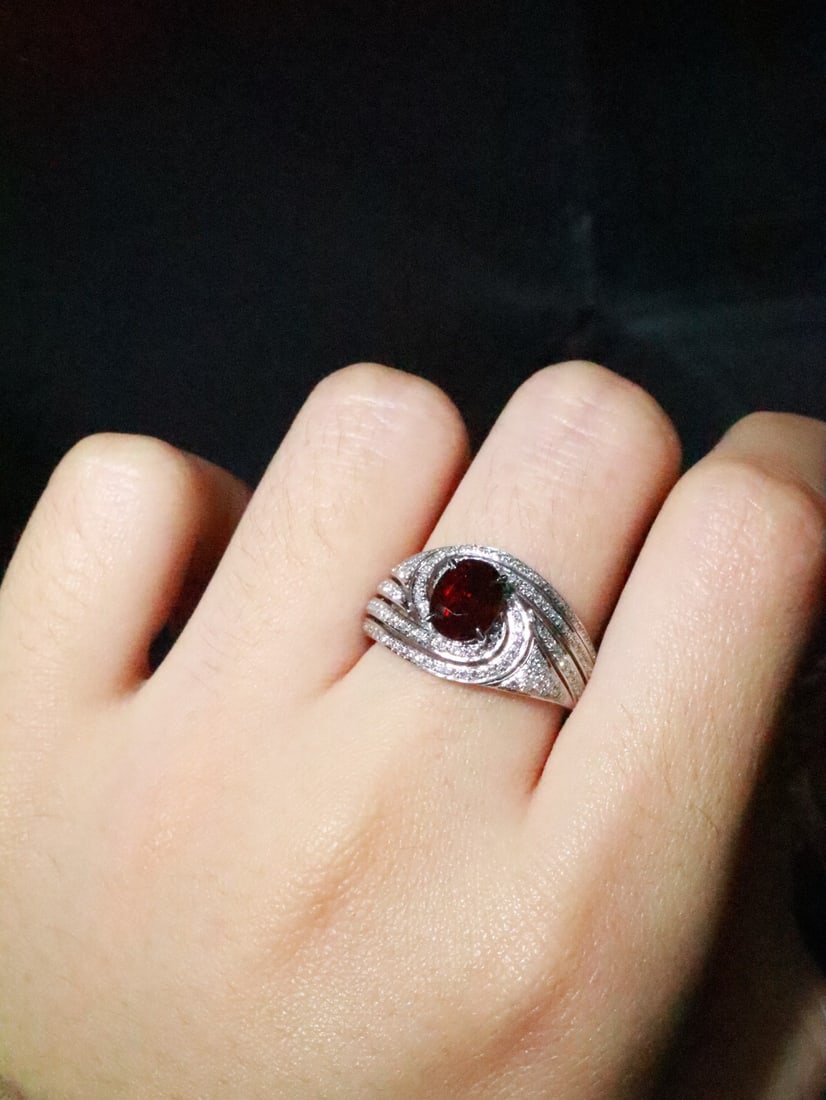 18K Gold Ruby Ring - 5