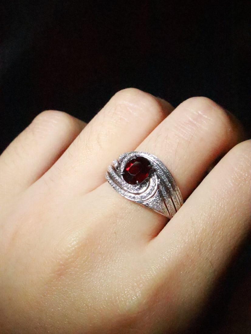 18K Gold Ruby Ring - 6