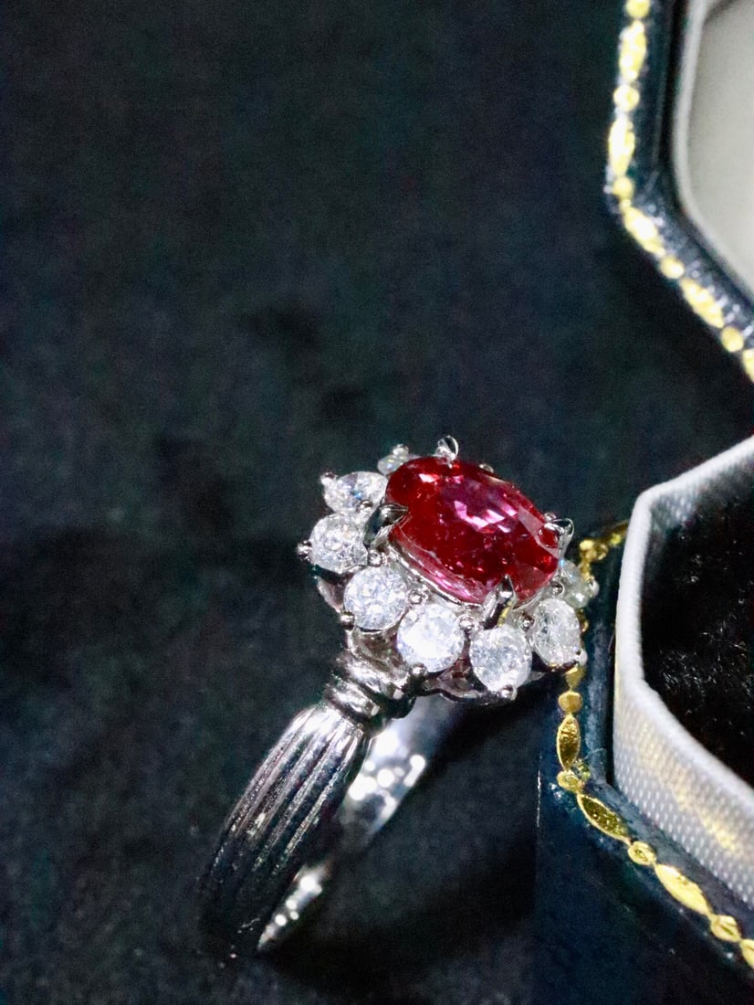 PT950 Platinum Ruby Ring - 3