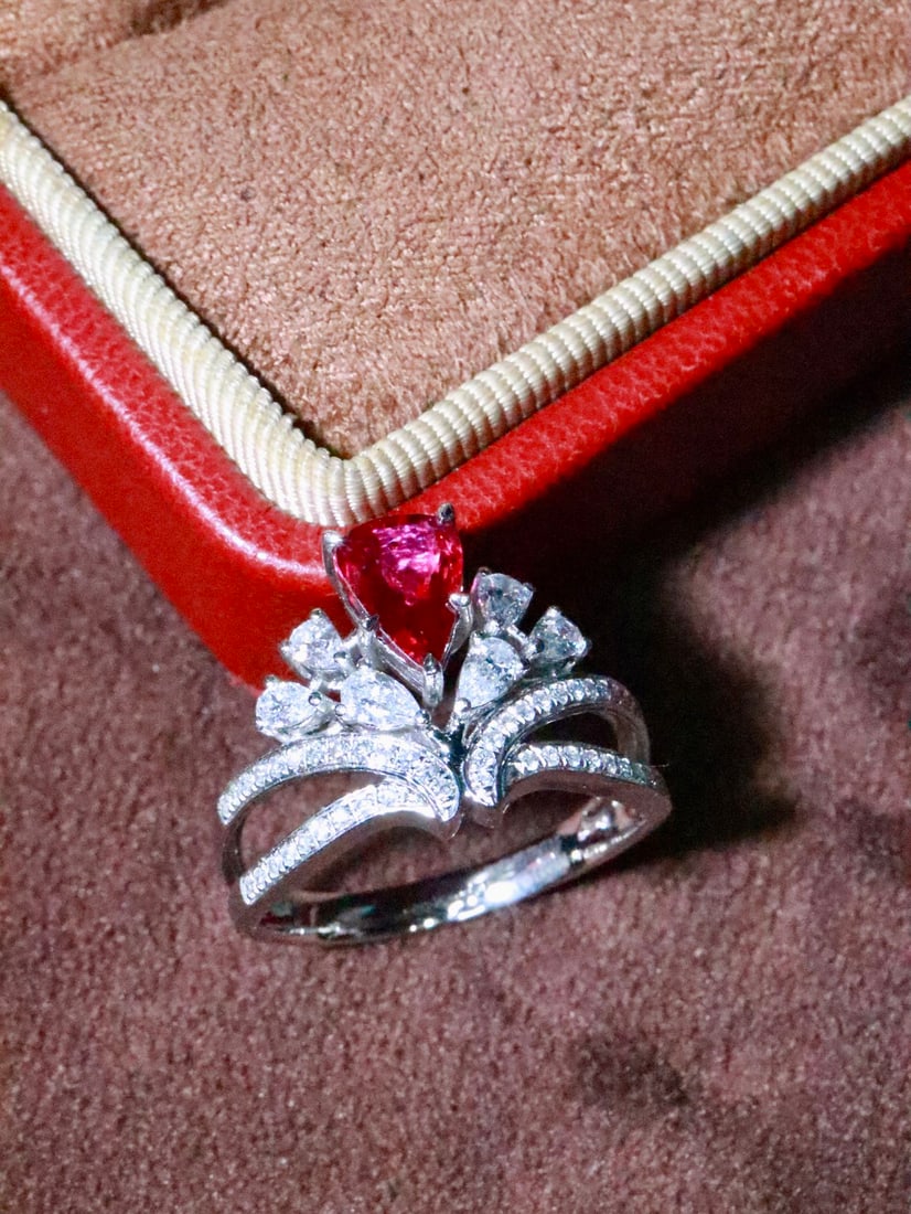 Platinum Ruby Ring - 4