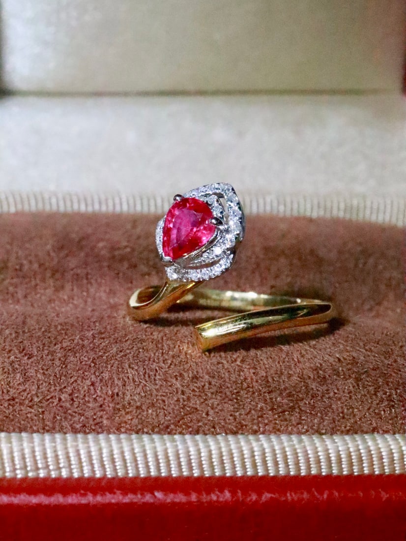 18K Gold Ruby Ring - 2