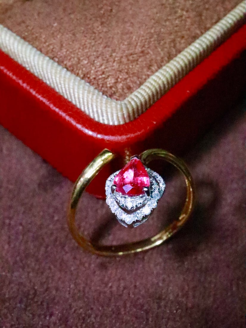 18K Gold Ruby Ring - 4