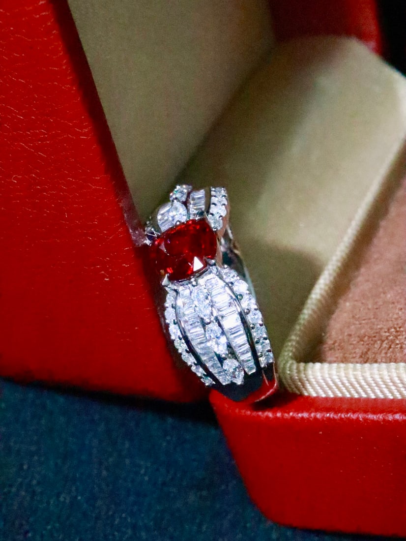 18K Gold Ruby Ring - 2