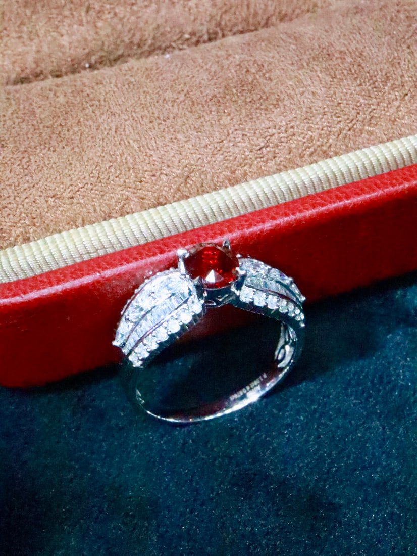 18K Gold Ruby Ring - 4