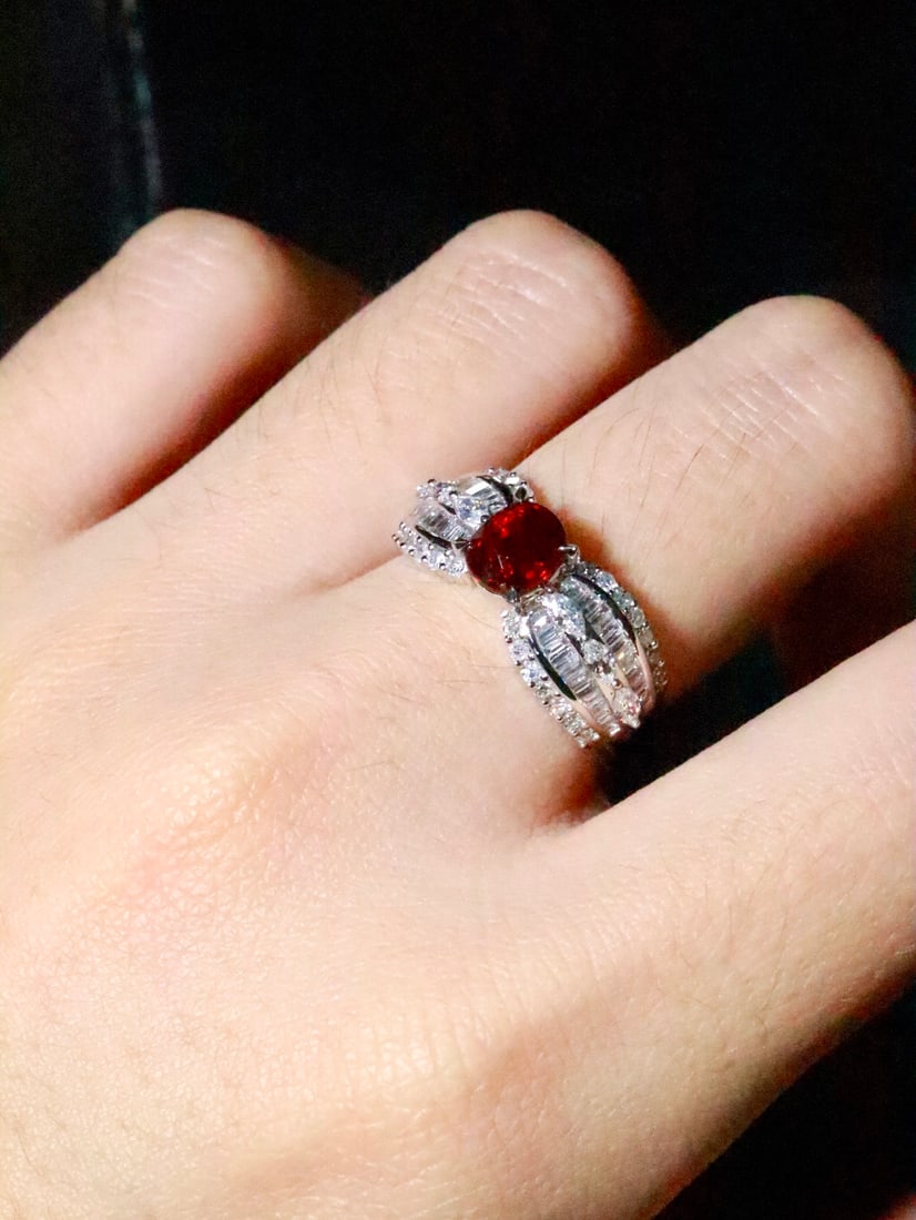 18K Gold Ruby Ring - 6