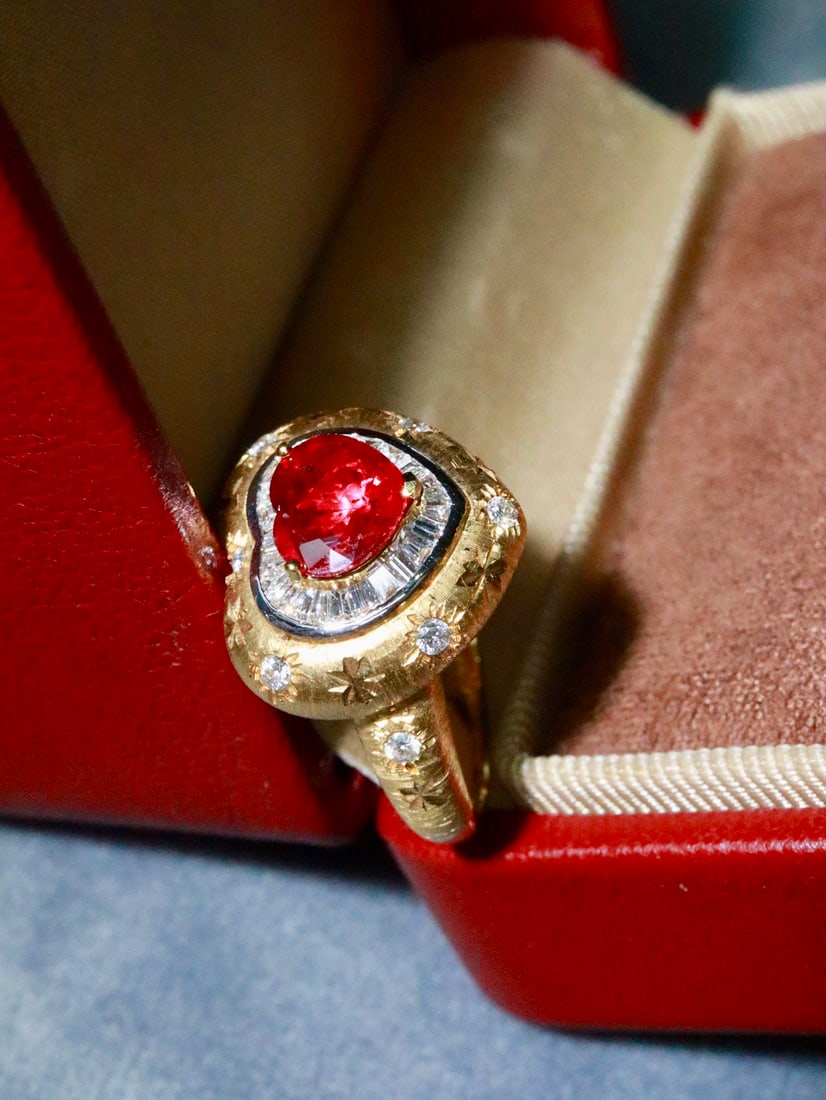 18K Gold Ruby Ring - 3