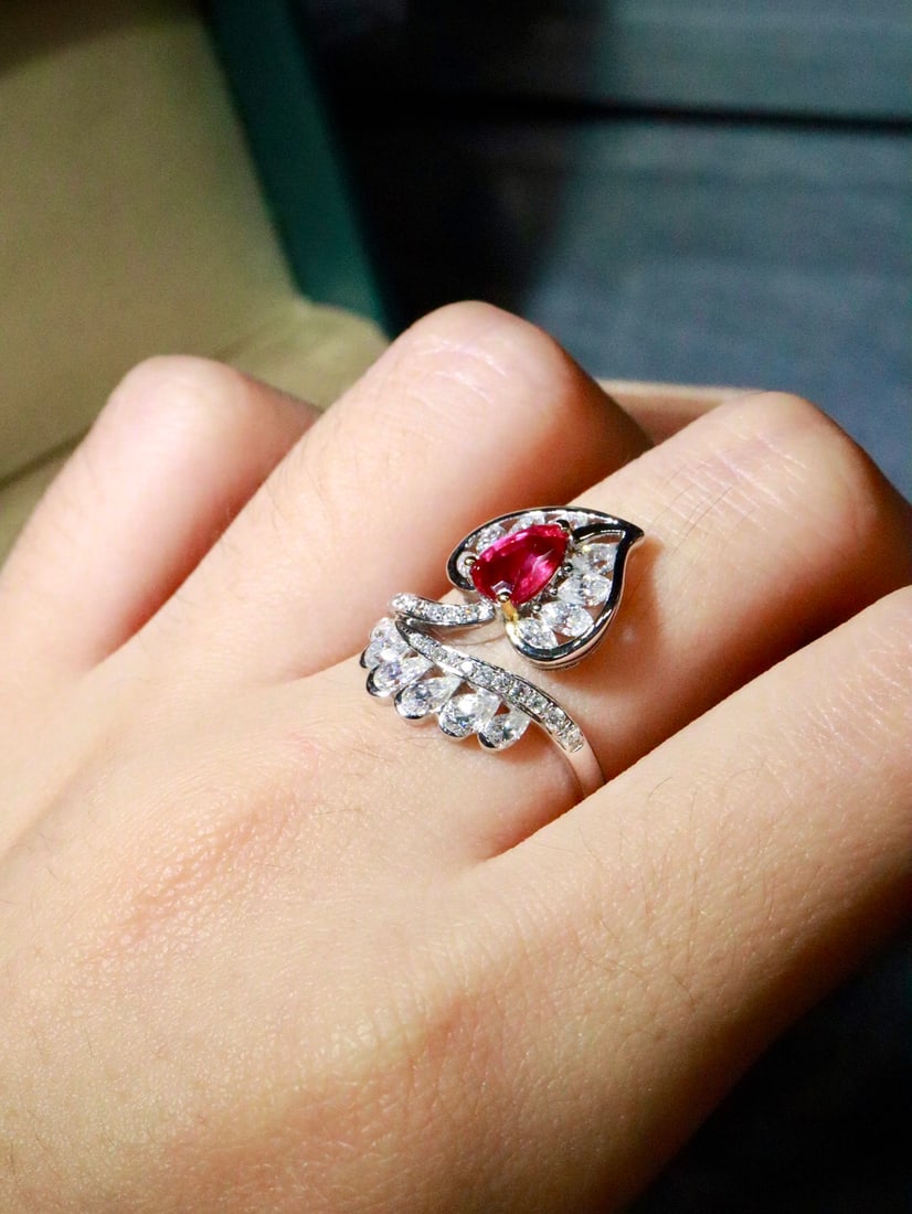 18K Gold Ruby Ring - 6