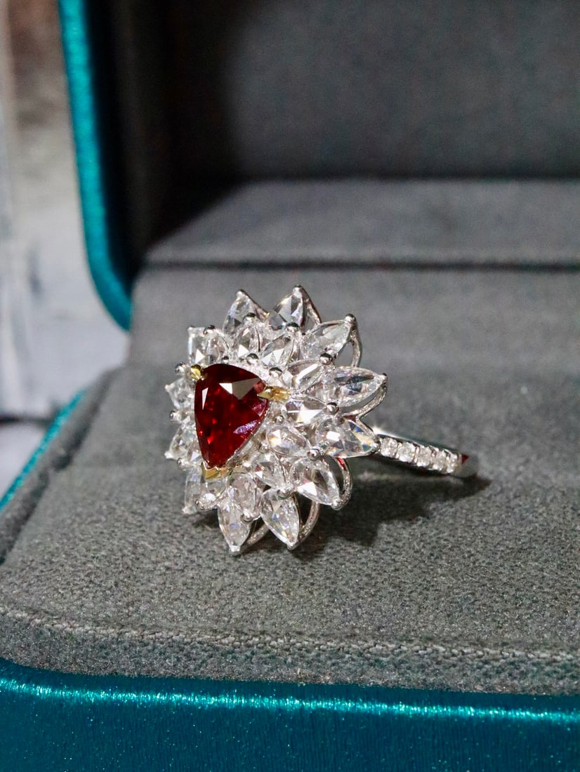 18K Gold Ruby Ring - 2