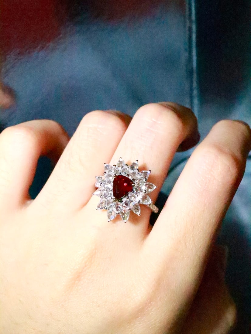 18K Gold Ruby Ring - 5