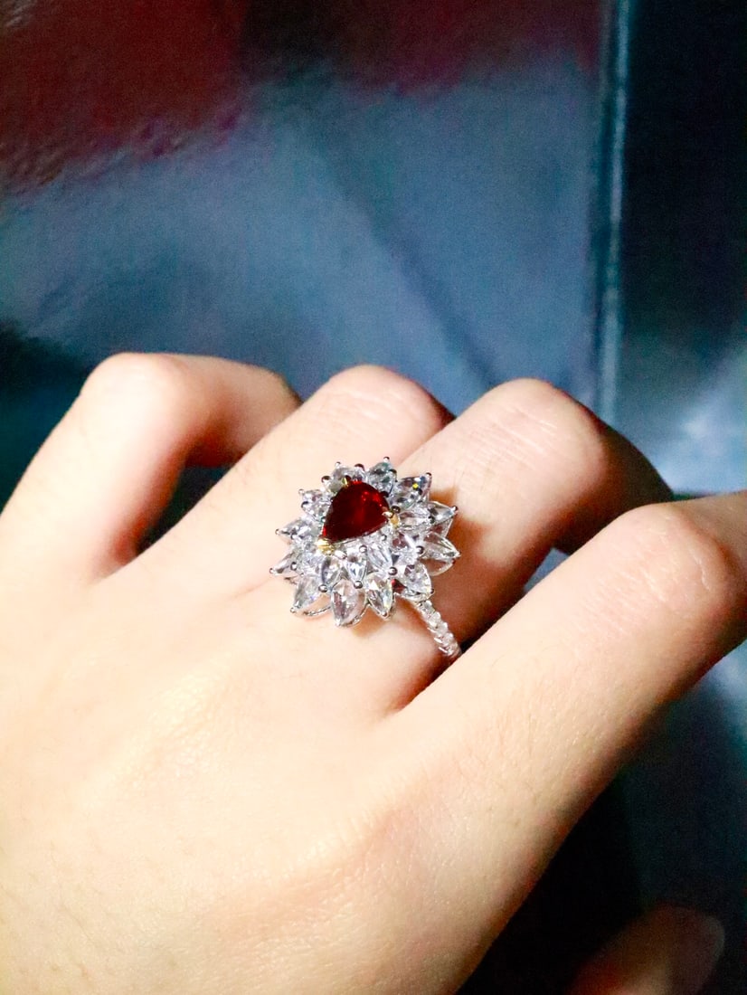 18K Gold Ruby Ring - 6