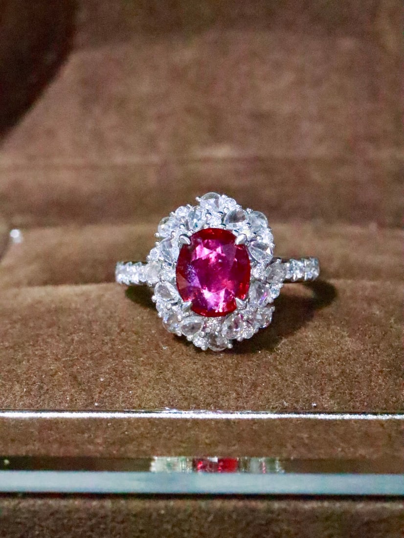 PT950 Platinum Ruby Ring (1 of 6)