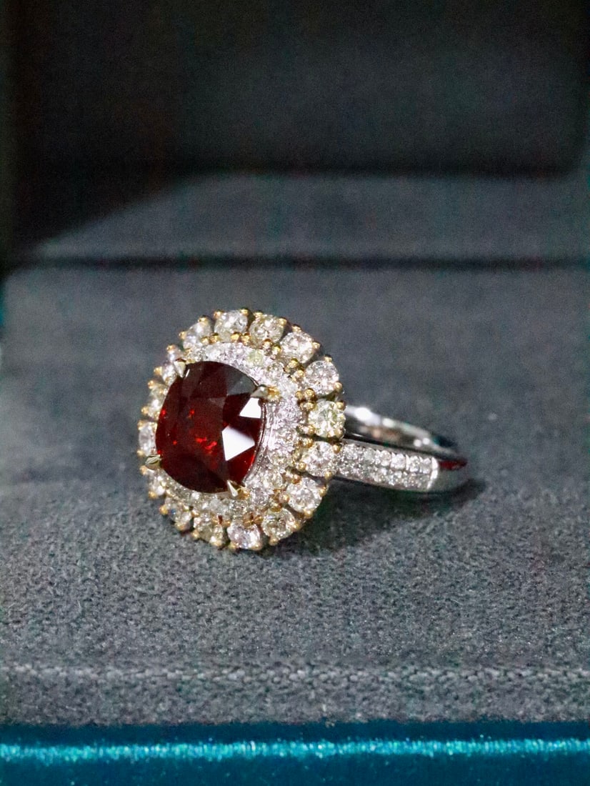 18K Gold Ruby Ring - 2