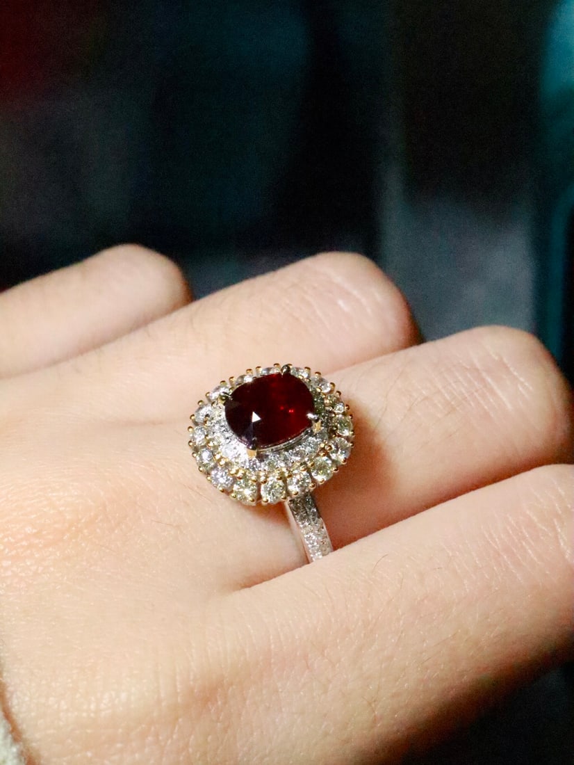 18K Gold Ruby Ring - 6