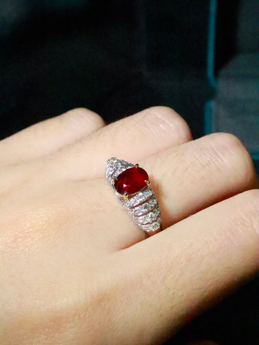 18K Gold Ruby Ring - 5