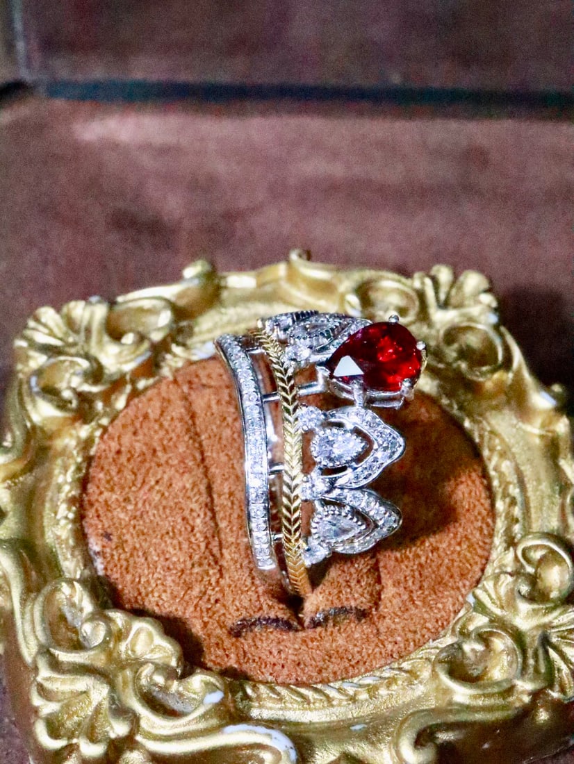 Platinum Ruby Ring - 2