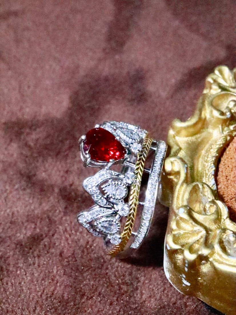 Platinum Ruby Ring - 3