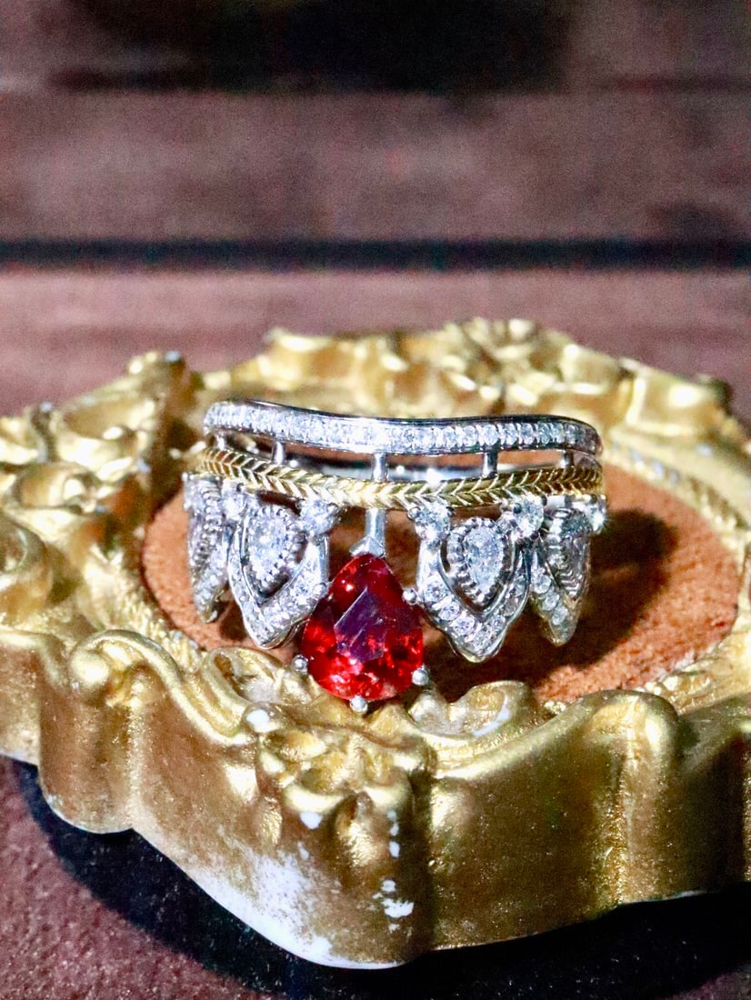 Platinum Ruby Ring - 4