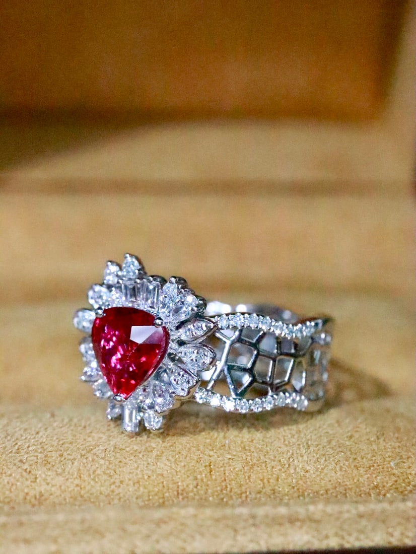 Platinum Ruby Ring - 2
