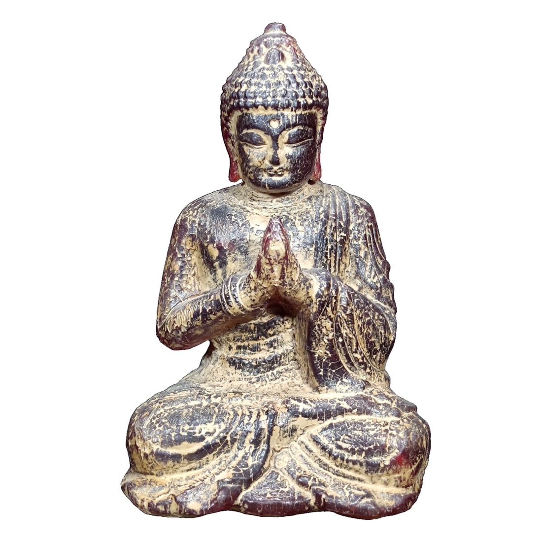 One amber Buddha statue from the Qing Dynasty.: A fine Qing Dynasty amber Buddha statue, finely carved, measuring 25 centimeters in height, with a base of 15x10 centimeters, weighing 3.1 catties.