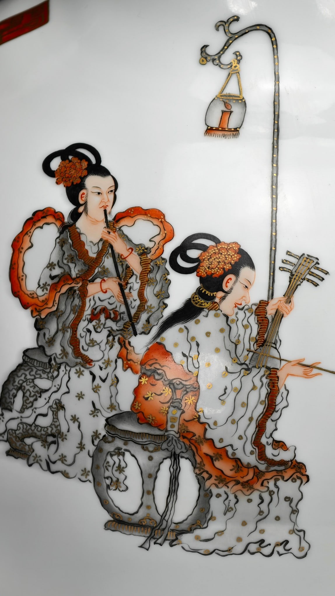 Qianlong Reign of the Great Qing Dynasty Figure Story Patterned Celestial Globe Vase - 7