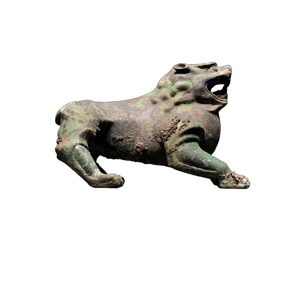 Bronze lion figurine (1 of 12)