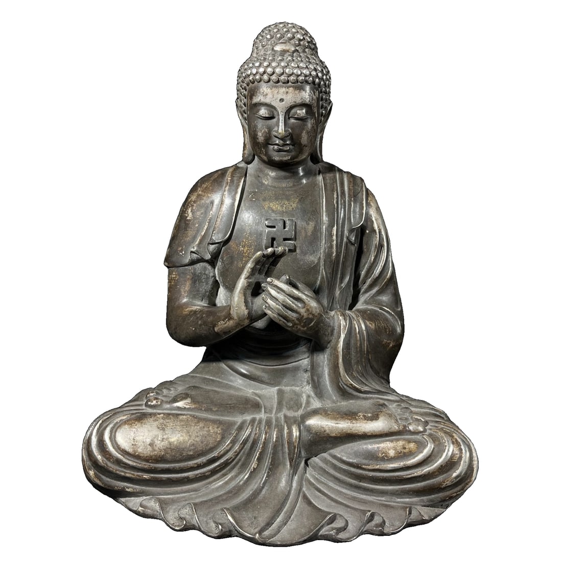 Copper Buddha statue (1 of 9)