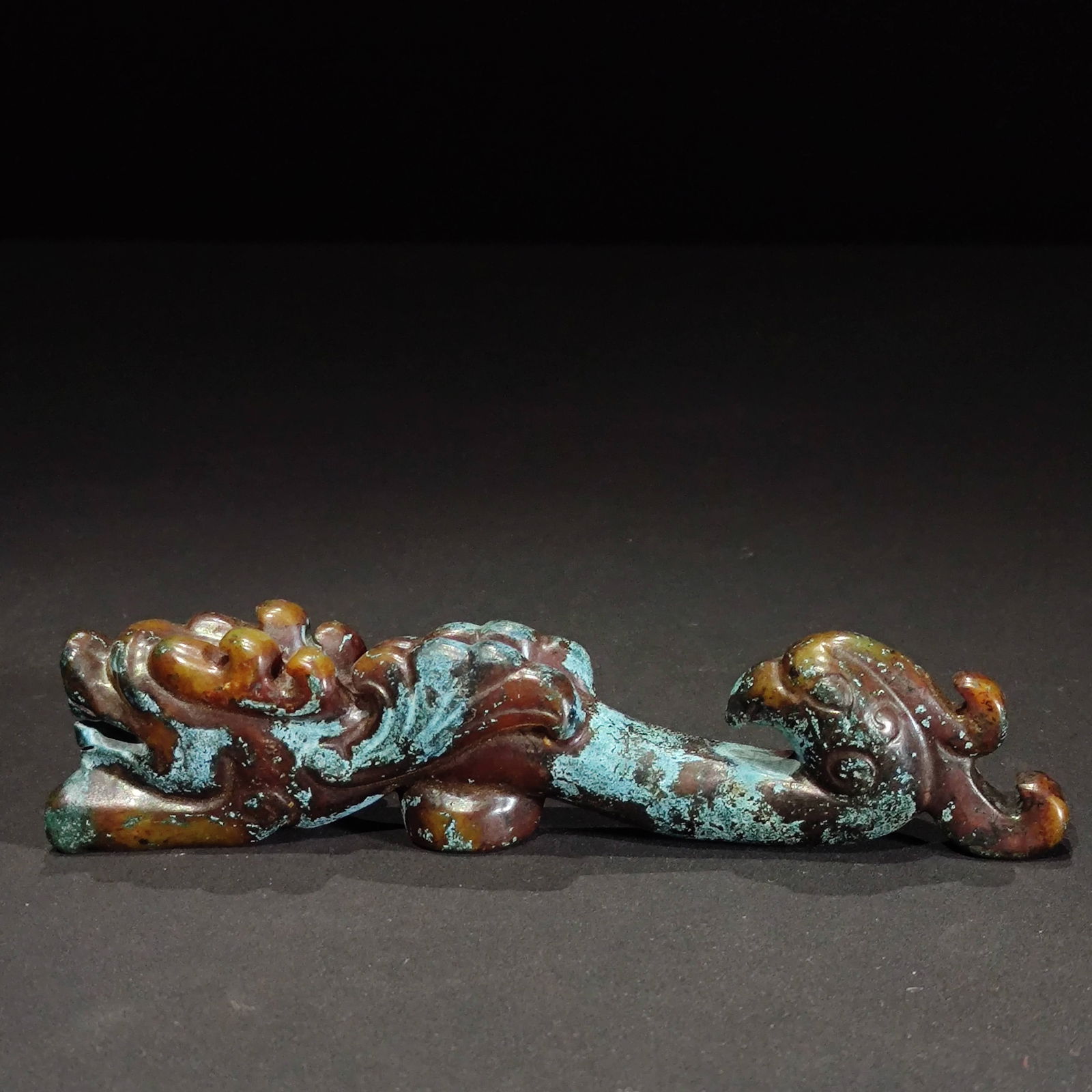 Ancient Jade Dragon Hook - 2