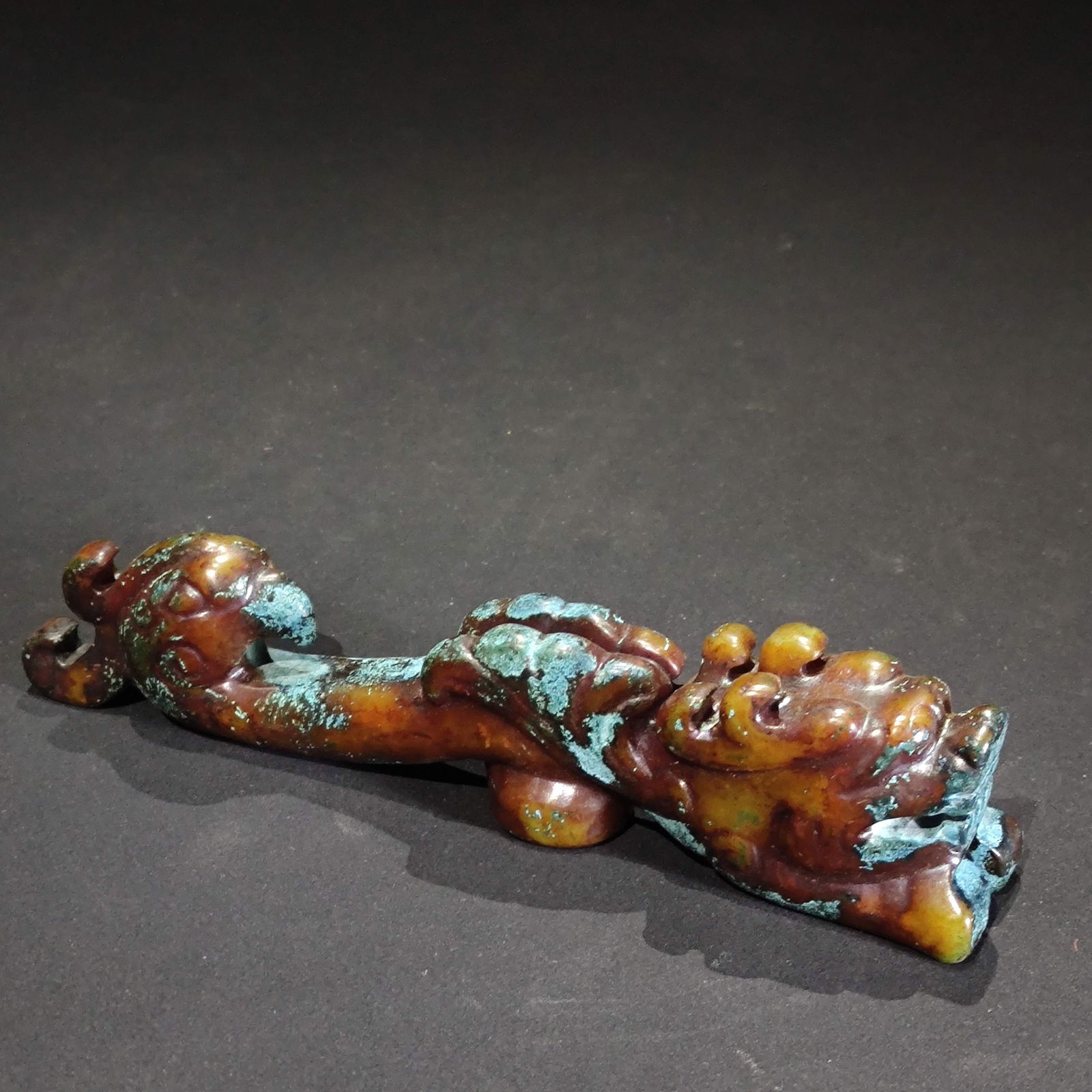 Ancient Jade Dragon Hook - 3